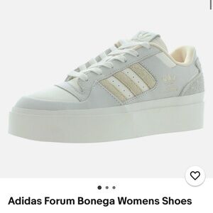 Adidas Women's Forum Bonega Sneakers - White and Cream